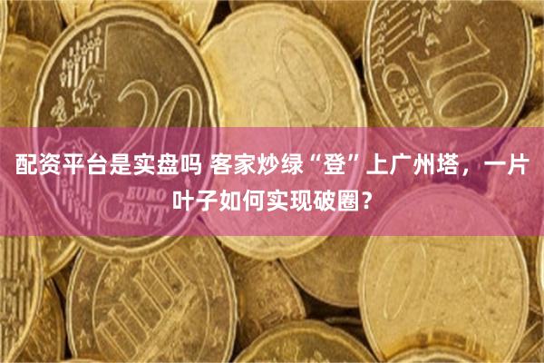 配资平台是实盘吗 客家炒绿“登”上广州塔，一片叶子如何实现破圈？