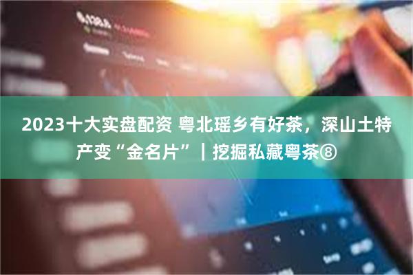 2023十大实盘配资 粤北瑶乡有好茶，深山土特产变“金名片”｜挖掘私藏粤茶⑧