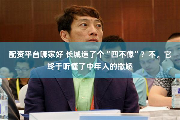 配资平台哪家好 长城造了个“四不像”？不，它终于听懂了中年人的撒娇