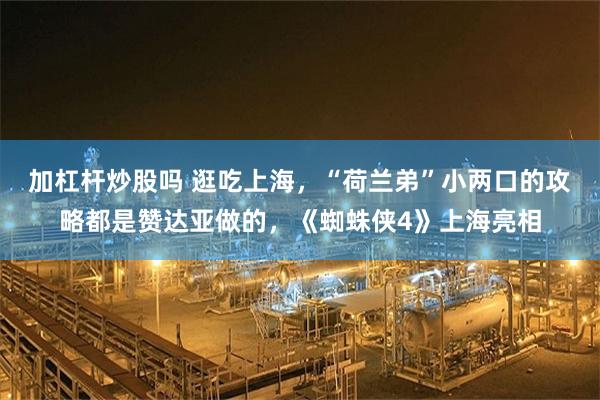 加杠杆炒股吗 逛吃上海，“荷兰弟”小两口的攻略都是赞达亚做的，《蜘蛛侠4》上海亮相