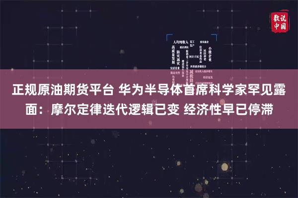 正规原油期货平台 华为半导体首席科学家罕见露面：摩尔定律迭代逻辑已变 经济性早已停滞