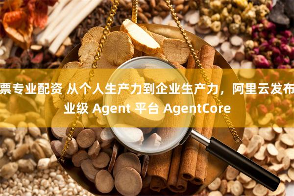 股票专业配资 从个人生产力到企业生产力，阿里云发布企业级 Agent 平台 AgentCore